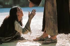 woman at jesus feet